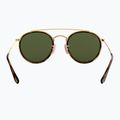 Slnečné okuliare Ray-Ban Round Double Bridge arista gold/green g-15 5