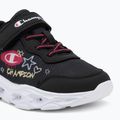Detské topánky Champion Funfair Print G PS Low Cut new black/fluorescent pink/imperial light blue 7