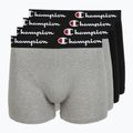 Pánske boxerky Champion Trunk Knit oxford grey melange/oxford grey melange/black