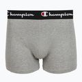 Pánske boxerky Champion Trunk Knit oxford grey melange/oxford grey melange/black 3