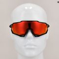 Cyklistické okuliare 100% Speedtrap soft tact black/red multilayer mirror 60012-00004 11