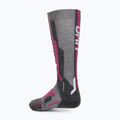 Skarpety narciarskie damskie UYN Ski Merino szare S100248 3