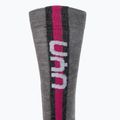 Skarpety narciarskie damskie UYN Ski Merino szare S100248 4