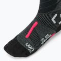 Pánske lyžiarske ponožky UYN Ski One Comfort Fit black/pink 3