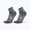 Dámske ponožky UYN Trekking Approach Low Cut 2 pack grey/turquoise
