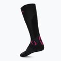Dámske lyžiarske ponožky UYN Ski Touring One Bio black/pink yarrow 2