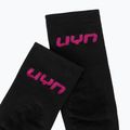 Dámske lyžiarske ponožky UYN Ski Touring One Bio black/pink yarrow 4