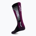 Dámske snowboardové ponožky UYN Ski Snowboard black/purple 2