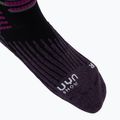 Dámske snowboardové ponožky UYN Ski Snowboard black/purple 3