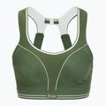 Fitness podprsenka Shock Absorber Ultimate Run Bra greyish green