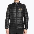 Pánska bunda EA7 Emporio Armani Train Core ID Down Light black/gold s logom