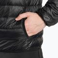 Pánska bunda EA7 Emporio Armani Train Core ID Down Light Hoodie black/gold s logom 4