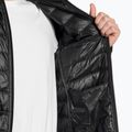 Pánska bunda EA7 Emporio Armani Train Core ID Down Light Hoodie black/gold s logom 5