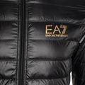Pánska bunda EA7 Emporio Armani Train Core ID Down Light Hoodie black/gold s logom 9