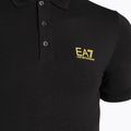 Pánska polokošeľa EA7 Emporio Armani Train Core ID black/gold s logom 3