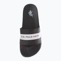 Pánske nazúvaky U.S. Polo Assn. SKYE002 black/white 9