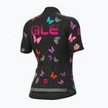 Dámsky cyklistický dres Alé Maglia Donna MC Butterfly black L21169401 2