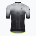 Pánsky cyklistický dres Alé Gradient čiernobiely L22144400