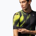 Pánsky cyklistický dres Alé Trace acid green 4