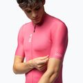 Pánsky cyklistický dres Alé Color Block flamingo pink 3