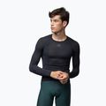 Pánske cyklistické tričko Alé Merino LS nero/black