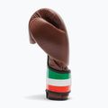 Boxerské rukavice LEONE 1947 Italy '47 black/white/brown 4