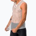 Pánsky cyklistický dres Castelli Core Mesh 3 bez rukávov biely 4