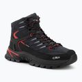 Pánska trekingová obuv CMP Rigel 2.0 Mid Waterproof titanium/ferrari