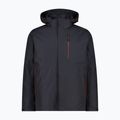 Pánska zateplená bunda CMP 36Z2257D Zip Hood Detachable Inn antracite