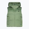 Dámska vesta CMP Fix Hood green tea