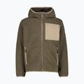 Pánsky zateplený kabát CMP 36K2247 Fix Hood Parka teak mel