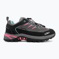 Detské turistické topánky CMP Rigel 2.0 Low Waterproof grey/acquarius/pink fluo 2