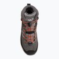 Detské turistické topánky CMP Rigel 2.0 Mid Waterproof grey/brick 5