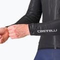 Pánska cyklistická bunda Castelli Squall Shell light black/silver grey 5