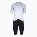 Dámska cyklistická kombinéza Castelli Free Sanremo 3 SS in white/black