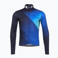 Pánske cyklistické tričko longsleeve  Castelli Amplify thermal belgian blue/azzurro italia/pool blue