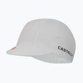 Cyklistická čiapka Castelli Logo white