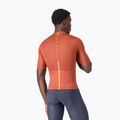 Pánsky cyklistický dres Castelli Drittone Logo paprika/mango mojito 2