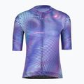 Dámsky cyklistický dres Castelli Cosmic Vortex multicolor ultraviolet rose