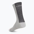 Pánske ponožky Castelli Castelli Logo 18 Merino Sock silver gray/dark gray 2