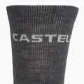 Pánske ponožky Castelli Castelli Logo 18 Merino Sock silver gray/dark gray 3