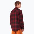 Pánska košeľa Oakley Butter Flannel Shirt black/grenache check 3