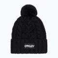 Zimná čiapka Oakley Harper Pom Beanie black/white logo