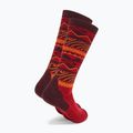 Lyžiarske ponožky Oakley Wanderlust Perf Socks 2.0 grenache norway pattern 2