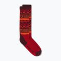 Lyžiarske ponožky Oakley Wanderlust Perf Socks 2.0 grenache norway pattern 3