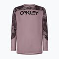 Pánske cyklistické tričko s dlhým rukávom Oakley Maven Coast metal camo toadstool