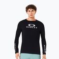 Pánsky cyklistický dres longsleeve Oakley Seeker Flow LS02E blackout