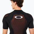 Pánsky cyklistický dres Oakley Drop In D30 Full Impact blackout s chráničmi 5