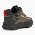 Juniorská obuv Geox Simbyos Abx dark green/red 10