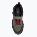 Juniorská obuv Geox Simbyos Abx dark green/red 6